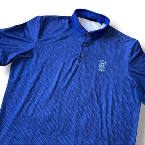 TPC Sawgrass Greyson Blue Polo Shirt